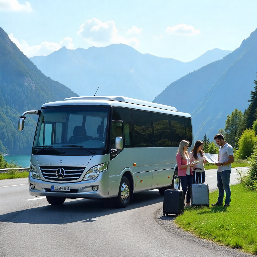 Professioneller Busfahrer